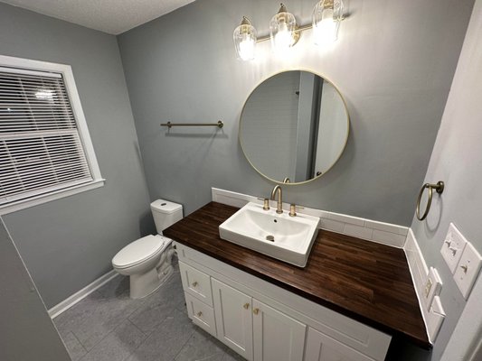 Bathroom Remodel - Mt Olive NC - This was a total remodel. Removal of everything including the floors and old plumbing. Transformed an old barely functional bathroom into a luxurious oasis. By Baron CGS. Call us today at 252-258-8036. Visit our website at www.baroncgs.us Bathroom Remodel - Mt Olive NC - This was a total remodel. Removal of everything including the floors and old plumbing. Transformed an old barely functional bathroom into a luxurious oasis. By Baron CGS. Call us today at 252-258-8036. Visit our website at www.baroncgs.us