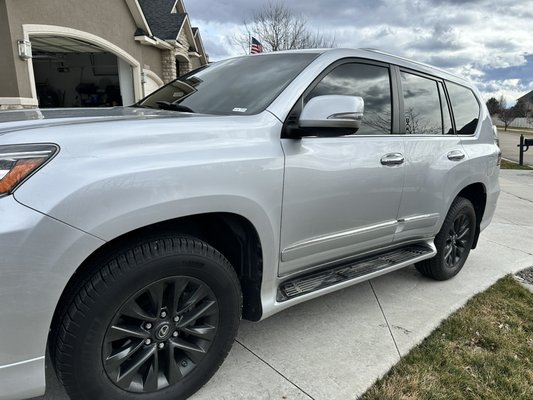 Lexus Tint - Complete tint full privacy. 99% heat rejection Lexus Tint - Complete tint full privacy. 99% heat rejection