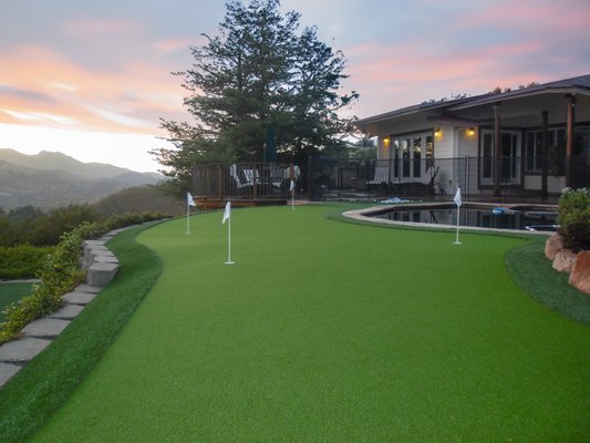 Putting Green Turf - Perfect your golf game at home with a custom-putting green from ProGreen Denver. With over 35 years of experience, we deliver expert installations that are built to last, letting you practice anytime without leaving your backyard Putting Green Turf - Perfect your golf game at home with a custom-putting green from ProGreen Denver. With over 35 years of experience, we deliver expert installations that are built to last, letting you practice anytime without leaving your backyard