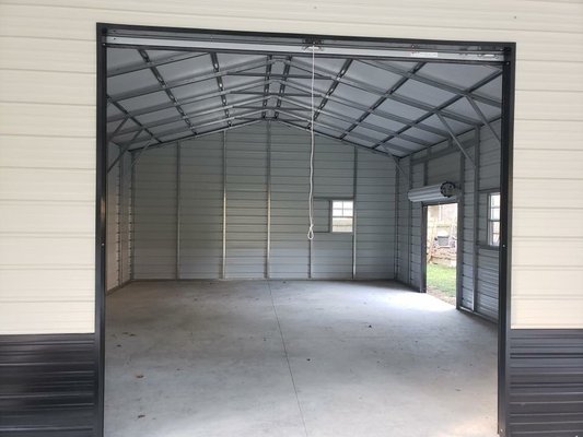 Metal Storage Buildings - Hinton Buildings is proud to offer metal buildings from NC Carports and Garages.  With thousands of buildings constructed, we have had a very high customer satisfaction rate.