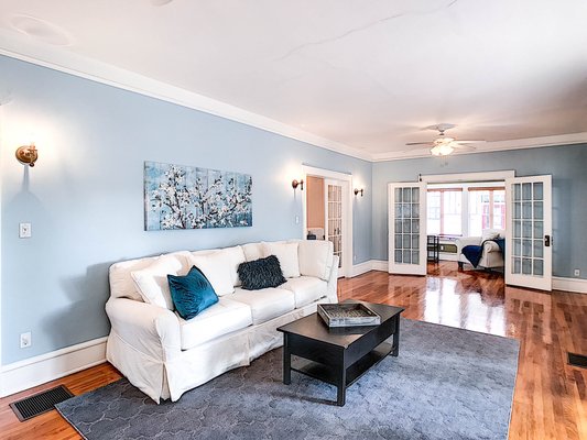 Early 1900’s family home staging - This staging was for a family with two small children in a 100 year old, beautiful, four bedroom two-story home.  The dark, heavy features in an older home, require more attention to bringing in lighter colors and lighter fabrics to make the home feel more modern, bright, and airy.
