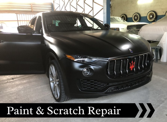 Paint & Scratch Repair - Paint is where cheap shops give themselves away. A spot repair on a chip leaves you with a mismatched patch and overspray. On this Porsche, the owner wanted the chip touched up, and we painted the entire hood so it looked like it never happened, because that is the only way it should be done. Chips, scratches, panels, and full resprays, color-matched and finished to concours standard.