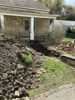 Underground Project 2024 - Main sewer line outside and inside. Underground Project 2024 - Main sewer line outside and inside.