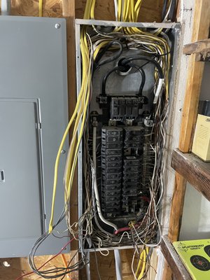 Panel upgrade - We had to upgrade this panel, rewired it, cause it was a mess. SS Reliable Electrical LLC. Panel upgrade - We had to upgrade this panel, rewired it, cause it was a mess. SS Reliable Electrical LLC.