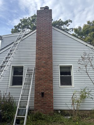 Chimney repointing, waterproof, cleaning ,cap - We repoint the chimney and install waterproof install chimney cap stainless steel and clean the chimney Chimney repointing, waterproof, cleaning ,cap - We repoint the chimney and install waterproof install chimney cap stainless steel and clean the chimney