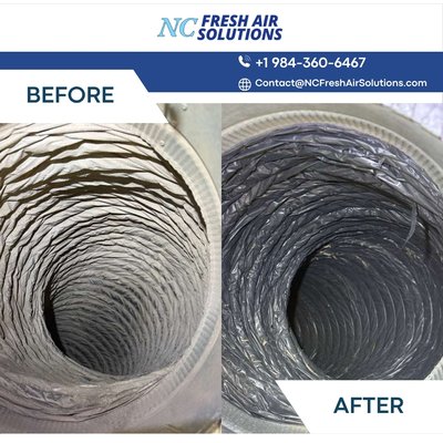 Air Duct Cleaning for Local School! - 🏫 Commercial Air Duct Cleaning for Local School!

We completed a comprehensive deep clean of the HVAC system for a local school to ensure healthier air quality for students and staff:

Full-System Deep Clean: Thoroughly cleaned all supply and return lines, main trunks, boxes, grills, and registers.

Rotary Brush & Compressed Air: Used advanced rotary brushes and high-pressure air whips to scrub away years of dust, lint, and built-up debris.

Sanitation & Mold Treatment: Applied antimicrobial sanitizing treatments to safely eliminate mold spores and bacteria throughout the ductwork.

Measurable Results: Successfully reduced indoor humidity by 18%, drastically improving air circulation and comfort!

Need commercial HVAC or air duct cleaning for your facility? NC Fresh Air Solutions delivers visible results!