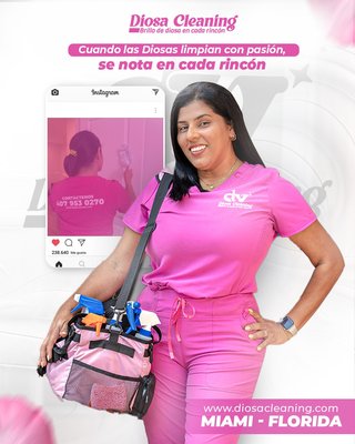 ✅ PREMIUM SERVICE – DIOSA CLEANING - Limpieza profesional + organización + desinfección profunda
🧹 Preparación del Espacio
Ordenamos objetos para limpiar bien cada área
Movemos muebles livianos
Organizamos y dejamos todo en su lugar
🛏️ Habitaciones & Áreas Comunes
Quitamos polvo en alto y bajo (ventiladores, lámparas, persianas, estantes)
Cambiamos sábanas y ropa de cama
Limpiamos puertas, marcos e interruptores
Pulimos mesas, sillas y muebles
Aspiramos y trapeamos (incluye alfombras y pisos)
Barrido de entrada principal y exteriores
Organización ligera para mantener el orden
🚽 Baños Impecables
Fregado con cloro, jabón y agua en inodoros, duchas, lavamanos y bañeras
Limpieza de jaboneras y repisas de productos
Eliminación de manchas y residuos
Limpieza y desinfección de grifos, espejos y puertas
Bolsas de basura cambiadas y papeleras limpias
Todo queda seco, limpio y organizado
🍽️ Cocina Brillante
Desinfectamos todas las superficies
Limpiamos microondas, estufa y rejillas (por dentro y por fuera)
Refrigerador (solo exterior en este servicio)
Limpieza de gabinetes, pantry, mesas y sillas
Fregadero desinfectado y acero inoxidable brillado
Lavavajillas limpiado y organizado
✨ Extras Incluidos
Atención especial a manchas difíciles
Aromatización con fragancias suaves
Supervisión final para asegurar calidad en cada rincón
🔧 Servicios Adicionales (no incluidos, con costo extra):
🧺 Lavado de ropa y sábanas (Laundry)
❄️ Limpieza interior del refrigerador
🍽️ Limpieza interior de gabinetes de cocina
🪟 Limpieza de vidrios y cristales grandes (ventanales, puertas corredizas)
🚪 Limpieza exterior completa de la vivienda (fachada, entrada, etc.) ✅ PREMIUM SERVICE – DIOSA CLEANING - Limpieza profesional + organización + desinfección profunda
🧹 Preparación del Espacio
Ordenamos objetos para limpiar bien cada área
Movemos muebles livianos
Organizamos y dejamos todo en su lugar
🛏️ Habitaciones & Áreas Comunes
Quitamos polvo en alto y bajo (ventiladores, lámparas, persianas, estantes)
Cambiamos sábanas y ropa de cama
Limpiamos puertas, marcos e interruptores
Pulimos mesas, sillas y muebles
Aspiramos y trapeamos (incluye alfombras y pisos)
Barrido de entrada principal y exteriores
Organización ligera para mantener el orden
🚽 Baños Impecables
Fregado con cloro, jabón y agua en inodoros, duchas, lavamanos y bañeras
Limpieza de jaboneras y repisas de productos
Eliminación de manchas y residuos
Limpieza y desinfección de grifos, espejos y puertas
Bolsas de basura cambiadas y papeleras limpias
Todo queda seco, limpio y organizado
🍽️ Cocina Brillante
Desinfectamos todas las superficies
Limpiamos microondas, estufa y rejillas (por dentro y por fuera)
Refrigerador (solo exterior en este servicio)
Limpieza de gabinetes, pantry, mesas y sillas
Fregadero desinfectado y acero inoxidable brillado
Lavavajillas limpiado y organizado
✨ Extras Incluidos
Atención especial a manchas difíciles
Aromatización con fragancias suaves
Supervisión final para asegurar calidad en cada rincón
🔧 Servicios Adicionales (no incluidos, con costo extra):
🧺 Lavado de ropa y sábanas (Laundry)
❄️ Limpieza interior del refrigerador
🍽️ Limpieza interior de gabinetes de cocina
🪟 Limpieza de vidrios y cristales grandes (ventanales, puertas corredizas)
🚪 Limpieza exterior completa de la vivienda (fachada, entrada, etc.)
