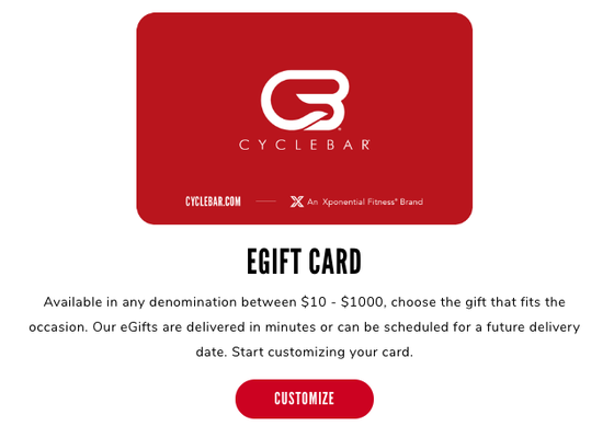 GIFT CARDS - CUSTOMIZE YOUR EGIFT CARD - Available in any denomination between $10 - $1000, choose the gift that fits the occasion. Our eGifts are delivered in minutes or can be scheduled for a future delivery date. Start customizing your card.
TRADITIONAL GIFT CARDS - Available in any denomination and delivered within 5-6 business days. Can be shipped to you or the gift recipient. GIFT CARDS - CUSTOMIZE YOUR EGIFT CARD - Available in any denomination between $10 - $1000, choose the gift that fits the occasion. Our eGifts are delivered in minutes or can be scheduled for a future delivery date. Start customizing your card.
TRADITIONAL GIFT CARDS - Available in any denomination and delivered within 5-6 business days. Can be shipped to you or the gift recipient.