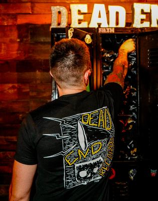 Dead End Records Merch - Check out some of our Dead End Records merch! Shirts, hats, and stickers now in stock. Dead End Records Merch - Check out some of our Dead End Records merch! Shirts, hats, and stickers now in stock.