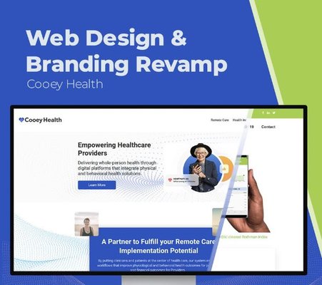 Brand and Design a Healthcare MVP - We helped this client with a revamp of their branding and website for their solution, which offers medical support through digital platforms that integrate with other physical and behavioral health solutions. Our designs enabled the client to have a standout brand that quickly communicated the value of their health solution, without an overwhelming amount of content. We started by building the website around the technology and benefits instead of services. Since the platform wasn’t being targeted at the general public, but instead at potential investors we needed to highlight the underlying tech. 

This gave them a better understanding of what they would be funding, the platform.

Next, we simplified the logo. If your product is meant to simplify a person’s life, your logo should be a representation of that. Lastly, we created copy and hand picked imagery that came across as friendly and welcoming. 

Read more about this projects results:  https://sliqbydesign.com/portfolio-item/branding-and-designing-a-healthcare-mvp/
