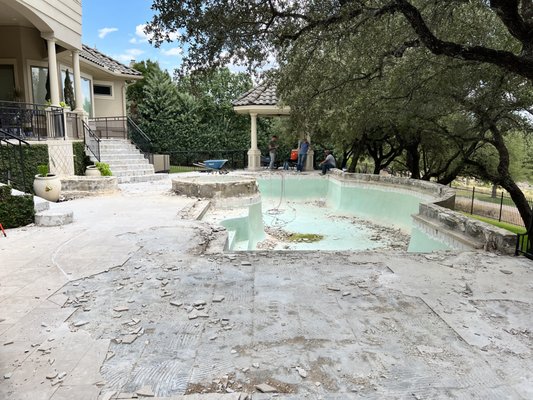 Pool Remodel - A pool remodel involves a comprehensive transformation of an existing swimming pool area. It goes beyond simple repairs or updates, encompassing a complete overhaul of the pool's design, features, and surroundings. This can include changing the pool's shape, adding or modifying water features, updating decking and landscaping, installing new lighting, and upgrading equipment for improved efficiency and automation. Pool remodels offer an opportunity to modernize the entire outdoor space, creating a more functional, aesthetically pleasing, and enjoyable environment. Professional pool designers and contractors collaborate to turn the owner's vision into reality, resulting in a transformed and rejuvenated pool area. Pool Remodel - A pool remodel involves a comprehensive transformation of an existing swimming pool area. It goes beyond simple repairs or updates, encompassing a complete overhaul of the pool's design, features, and surroundings. This can include changing the pool's shape, adding or modifying water features, updating decking and landscaping, installing new lighting, and upgrading equipment for improved efficiency and automation. Pool remodels offer an opportunity to modernize the entire outdoor space, creating a more functional, aesthetically pleasing, and enjoyable environment. Professional pool designers and contractors collaborate to turn the owner's vision into reality, resulting in a transformed and rejuvenated pool area.