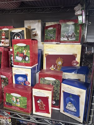 Christmas Decorations - This is some of the most recent stock of Christmas decorations.