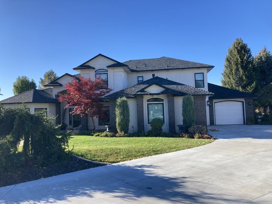Roof replacement in Meridian Idaho - Owyhee Roofing completed a full roof replacement on a Meridian home. This residential project demonstrates our commitment to quality, on-time service, and honest pricing that Boise-area homeowners have trusted for over 25 years.