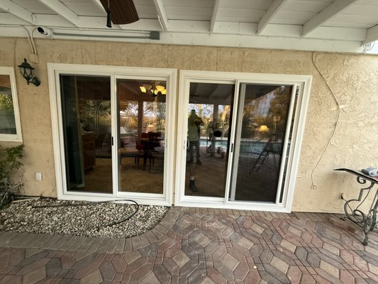 Anlin double lifetime warranty, patio door doors - Installation for two Anlin retrofit patio doors. One thing about Anlin is there a great double lifetime warranty that’s transferable to the new homeowner if you ever sell your property. The glasses is 100% covered for emergency breakage even if it wasn’t your fault. Anlin double lifetime warranty, patio door doors - Installation for two Anlin retrofit patio doors. One thing about Anlin is there a great double lifetime warranty that’s transferable to the new homeowner if you ever sell your property. The glasses is 100% covered for emergency breakage even if it wasn’t your fault.