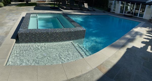 Back Yard Pavers And Pool Build - This Project located in los Angles client ask for new pool and back yard