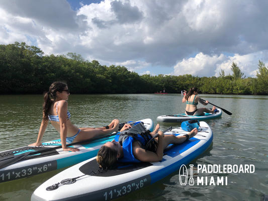 Two Hour Paddleboard Rental - This group of friends scheduled a two-hour rental on a beautiful Saturday afternoon and took the opportunity to explore the scenic Florida mangroves. Two Hour Paddleboard Rental - This group of friends scheduled a two-hour rental on a beautiful Saturday afternoon and took the opportunity to explore the scenic Florida mangroves.