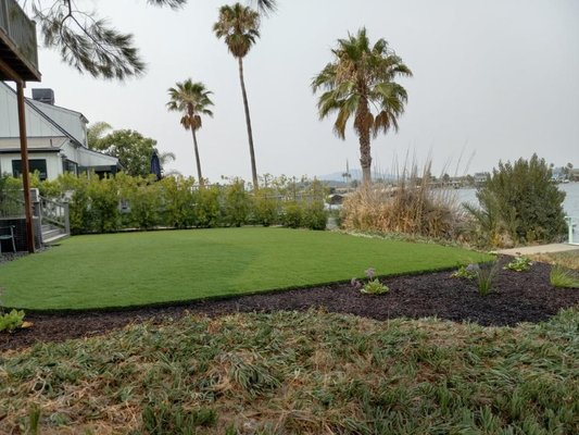 ARTIFICIAL TURF INSTALLATION - Our Client was looking to reduce water consumption during the drought. ARTIFICIAL TURF INSTALLATION - Our Client was looking to reduce water consumption during the drought.