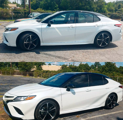 Tinting - Window tinting refers to the process of applying a thin laminate film to a vehicle's glass in order to darken it. The reasons people choose to tint the windows of an automobile vary from person to person.Reasons to tint might include protection from UV rays including UVA, Privacy, reducing solar gain (interior heat) and thus incrementally improving fuel economy; and cutting down on glare from the sun. Of course, there are purely aesthetic reasons as well for applying car window tint because at the end of the day it give the car a nice finished look. Tinting - Window tinting refers to the process of applying a thin laminate film to a vehicle's glass in order to darken it. The reasons people choose to tint the windows of an automobile vary from person to person.Reasons to tint might include protection from UV rays including UVA, Privacy, reducing solar gain (interior heat) and thus incrementally improving fuel economy; and cutting down on glare from the sun. Of course, there are purely aesthetic reasons as well for applying car window tint because at the end of the day it give the car a nice finished look.