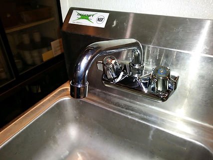 Commercial Underground Plumbing with faucet for Coffee Bar - Some coffeehouses may serve cold drinks, such as iced coffee and iced tea, as well as other non-caffeinated beverages.