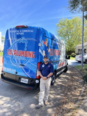 Meet The Gal Plumbing Team - Hello! We are your dedicated team of expert plumbers, proud to deliver the exceptional service you expect from Gal Plumbing Industries LLC. Serving Katy, Cypress, Richmond, Cinco Ranch, and Pecan Grove, TX, we are committed to keeping your home and business plumbing running smoothly.
From everyday maintenance to emergency situations, our licensed and experienced plumbers are ready to handle it all. Ask us about our 24-hour emergency plumbing services, repiping, sewer line repairs, toilet installation, and water heater solutions, we tackle every job with precision, care, and a guarantee of customer satisfaction.
At Gal Plumbing, we don’t just fix problems, we provide reliable, long-lasting plumbing solutions that you can trust. Contact us today to experience service you can count on. Meet The Gal Plumbing Team - Hello! We are your dedicated team of expert plumbers, proud to deliver the exceptional service you expect from Gal Plumbing Industries LLC. Serving Katy, Cypress, Richmond, Cinco Ranch, and Pecan Grove, TX, we are committed to keeping your home and business plumbing running smoothly.
From everyday maintenance to emergency situations, our licensed and experienced plumbers are ready to handle it all. Ask us about our 24-hour emergency plumbing services, repiping, sewer line repairs, toilet installation, and water heater solutions, we tackle every job with precision, care, and a guarantee of customer satisfaction.
At Gal Plumbing, we don’t just fix problems, we provide reliable, long-lasting plumbing solutions that you can trust. Contact us today to experience service you can count on.
