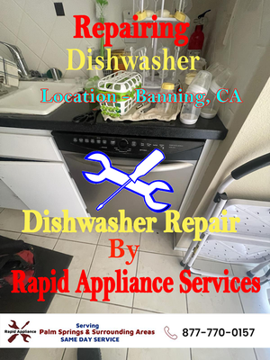 DISHWASHER REPAIRS - Rapid Appliance Service excels in many appliance repairs. One of them is of course dishwasher repair palm springs. Our dishwasher services are unmatched when compared to other companies in Palm Springs. We know the in and outs of every dishwasher appliance we repair and our expertise allows us to quickly configure and diagnose the issue. We then use the best tools and equipment to make the repairs faster and easier for you. Our upkeep and maintenance services on dishwasher appliances are unmatched and produce the best results possible. Some of the brands we service are: Bosch, KitchenAid, LG, Samsung, Whirlpool and many more! DISHWASHER REPAIRS - Rapid Appliance Service excels in many appliance repairs. One of them is of course dishwasher repair palm springs. Our dishwasher services are unmatched when compared to other companies in Palm Springs. We know the in and outs of every dishwasher appliance we repair and our expertise allows us to quickly configure and diagnose the issue. We then use the best tools and equipment to make the repairs faster and easier for you. Our upkeep and maintenance services on dishwasher appliances are unmatched and produce the best results possible. Some of the brands we service are: Bosch, KitchenAid, LG, Samsung, Whirlpool and many more!