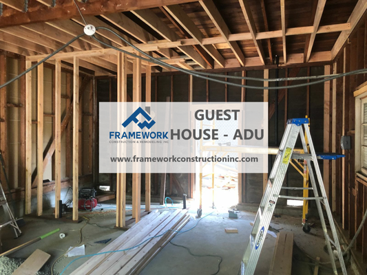 guest house- ADU - of you want to build a guest house or and an ADU in you garage - Frame work will do the best job for you! from A-Z, blue prints - appliances, we will help you with everything you need to increase the value of your house! guest house- ADU - of you want to build a guest house or and an ADU in you garage - Frame work will do the best job for you! from A-Z, blue prints - appliances, we will help you with everything you need to increase the value of your house!