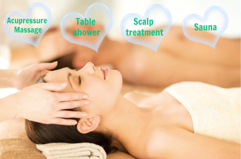 Custom Massage Packages - Let us know you found us on Yelp! 

Deep tissue
Swedish
Trigger point
fascial massage

Table Shower

Sauna
Scalp Treatment
Cupping
Foot Rub Special equipment