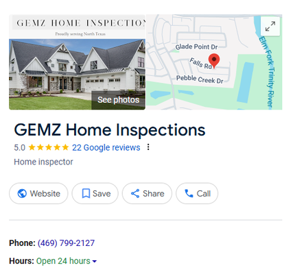 ⭐⭐⭐⭐⭐ Reviews! - New to Yelp but not new to 5-star service! Past clients rave about:
⭐ Detailed Inspections
⭐ Competitive Pricing
⭐ Punctual and Professional Service
⭐ Comprehensive and Clear Reports
⭐ Personalized Customer Care ⭐⭐⭐⭐⭐ Reviews! - New to Yelp but not new to 5-star service! Past clients rave about:
⭐ Detailed Inspections
⭐ Competitive Pricing
⭐ Punctual and Professional Service
⭐ Comprehensive and Clear Reports
⭐ Personalized Customer Care