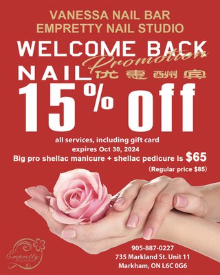 Big pro for new ownership change! - New ownership change !Big promotion shellac manicure and shellac pedicure is only $65 dollars Big pro for new ownership change! - New ownership change !Big promotion shellac manicure and shellac pedicure is only $65 dollars