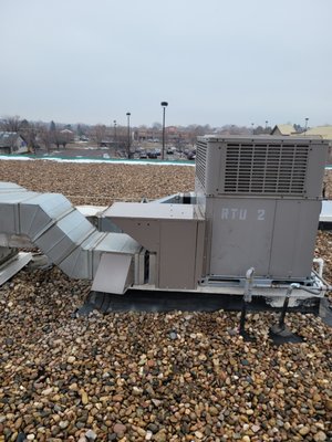 Commercial RTUs to ductwork to residential HVAC. - Residential and commercial HVAC Commercial RTUs to ductwork to residential HVAC. - Residential and commercial HVAC