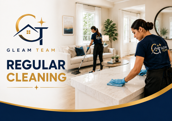 Home Cleaning That Truly Lasts - A consistently clean home makes everyday life feel easier. Our recurring house cleaning provides reliable, detailed care for kitchens, bathrooms, bedrooms, and shared spaces. By preventing buildup and giving overlooked areas the attention they need, Gleam Team helps your home stay fresh, comfortable, and truly clean—without waiting for a deep cleaning.