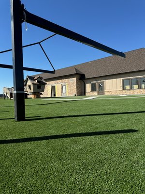 Playground Turf - Safety is a top priority when it comes to playgrounds. ProGreen Denver’s artificial turf meets or exceeds ASTM fall height standards, providing a safe, durable, and versatile surface for kids to play. Create a fun, accessible space that promotes healthy development with our high-quality turf. Playground Turf - Safety is a top priority when it comes to playgrounds. ProGreen Denver’s artificial turf meets or exceeds ASTM fall height standards, providing a safe, durable, and versatile surface for kids to play. Create a fun, accessible space that promotes healthy development with our high-quality turf.