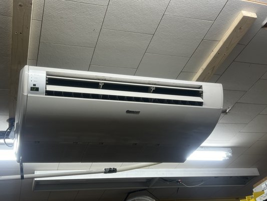 Warehouse install - Install of new ductless system for a local business’ warehouse. Warehouse install - Install of new ductless system for a local business’ warehouse.