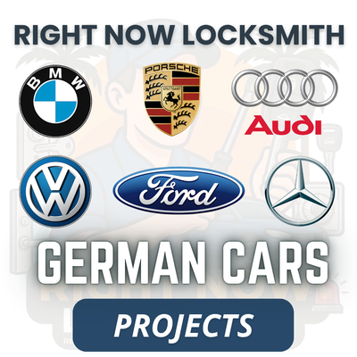 German Cars - Expert locksmith service for German cars, specializing in lockouts, key replacement, key programming, and ignition repair. German Cars - Expert locksmith service for German cars, specializing in lockouts, key replacement, key programming, and ignition repair.