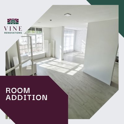 Room Addition - Vine Renovations offers a personalized touch to your home extension journey. Our team is not just about building spaces; we're dedicated to crafting an extension that resonates with your lifestyle.
We thrive on collaborating with you, understanding your unique desires for the added space. From conceptualization to the final strokes, our craftsmen infuse every inch of the new room with purpose and personality.
Beyond simply expanding your home, we're committed to seamlessly integrating this addition, ensuring it's not just an extension but a fluid part of your existing structure. Our focus is to create a versatile space that adapts to your evolving needs, be it a serene retreat, an inspiring workspace, or an area to gather and celebrate.
Let Vine Renovations redefine your home, transforming it into a tailored haven that speaks to your individuality and style Room Addition - Vine Renovations offers a personalized touch to your home extension journey. Our team is not just about building spaces; we're dedicated to crafting an extension that resonates with your lifestyle.
We thrive on collaborating with you, understanding your unique desires for the added space. From conceptualization to the final strokes, our craftsmen infuse every inch of the new room with purpose and personality.
Beyond simply expanding your home, we're committed to seamlessly integrating this addition, ensuring it's not just an extension but a fluid part of your existing structure. Our focus is to create a versatile space that adapts to your evolving needs, be it a serene retreat, an inspiring workspace, or an area to gather and celebrate.
Let Vine Renovations redefine your home, transforming it into a tailored haven that speaks to your individuality and style