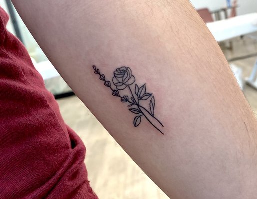 Fine Line Tattoo - Fine line tattoo are under 4 inches and can be customized. All work is in black ink and colors are optional Fine Line Tattoo - Fine line tattoo are under 4 inches and can be customized. All work is in black ink and colors are optional