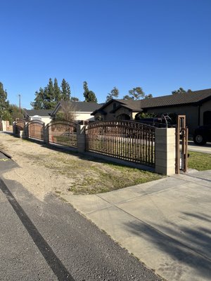 Fence & Gates Install - New gates & fencing installation for a returning customer Fence & Gates Install - New gates & fencing installation for a returning customer
