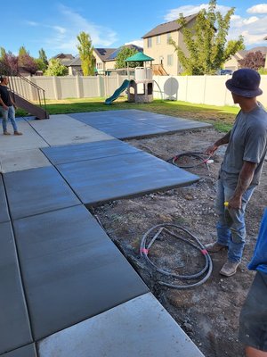 Paver retaining wall - This was designed and constructed to level out the yard making it more useful and able to install new pathway! Paver retaining wall - This was designed and constructed to level out the yard making it more useful and able to install new pathway!
