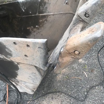 Heavy welding - Bucket repair 6010 root and then welded out with 7018
