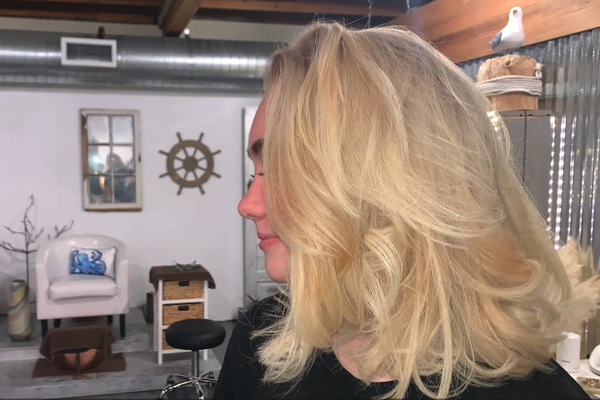 Before & After - Before and after: Color correction and Brazilian Blowout. Before & After - Before and after: Color correction and Brazilian Blowout.