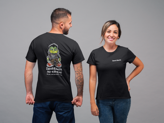 Custom business apparel printing and fast turn around time. - We helped client re-designed their logo, final approval, and printed full color on t-shirts. We work fast and most importantly fit the customer budget. Custom business apparel printing and fast turn around time. - We helped client re-designed their logo, final approval, and printed full color on t-shirts. We work fast and most importantly fit the customer budget.