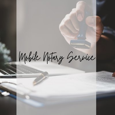 Mobile Notary Services - At Denise Hibbert Mobile Notary Services, I offer a comprehensive range of notarial services to meet your every need. Whether it's Acknowledgment Notarization, Adoptions Document Notarization, or Powers of Attorney Notarization, I handle each document with precision and care. From trusts, wills, deeds, and affidavits to real estate contracts, business documents, and vehicle title transfers, I’m here to ensure your documents are legally valid and properly executed.
I also provide mobile notary services for your convenience, virtual consultations for those who need remote assistance, and specialized services like copy certification, health directives, passport application notarization, and loan document notarization. With a focus on accuracy, confidentiality, and customer service, I'm committed to making the notarization process as simple and stress-free as possible. Let me help with your next important document! Mobile Notary Services - At Denise Hibbert Mobile Notary Services, I offer a comprehensive range of notarial services to meet your every need. Whether it's Acknowledgment Notarization, Adoptions Document Notarization, or Powers of Attorney Notarization, I handle each document with precision and care. From trusts, wills, deeds, and affidavits to real estate contracts, business documents, and vehicle title transfers, I’m here to ensure your documents are legally valid and properly executed.
I also provide mobile notary services for your convenience, virtual consultations for those who need remote assistance, and specialized services like copy certification, health directives, passport application notarization, and loan document notarization. With a focus on accuracy, confidentiality, and customer service, I'm committed to making the notarization process as simple and stress-free as possible. Let me help with your next important document!