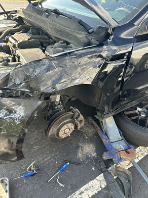 Fender replacement - Helped the customer find a good deal on a used fender, I went and got it for them and it was in great shape Fender replacement - Helped the customer find a good deal on a used fender, I went and got it for them and it was in great shape