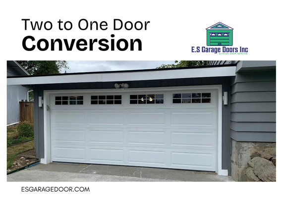 Wide Door Conversion - Converted two separate garage door openings into one larger single-door setup for a more modern and functional design. This project improved accessibility, created a cleaner exterior appearance, and gave the home a more updated look. Wide Door Conversion - Converted two separate garage door openings into one larger single-door setup for a more modern and functional design. This project improved accessibility, created a cleaner exterior appearance, and gave the home a more updated look.