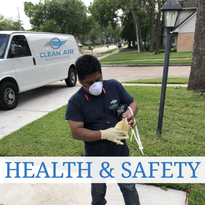 Health & Safety - In our line of work, we deal with a lot of dust and pollutants. We naturally always take the utmost safety and precautions for our crews and customers. We were naturally prepared for with masks & gloves to make sure everyone's health and safety is cared for. Health & Safety - In our line of work, we deal with a lot of dust and pollutants. We naturally always take the utmost safety and precautions for our crews and customers. We were naturally prepared for with masks & gloves to make sure everyone's health and safety is cared for.