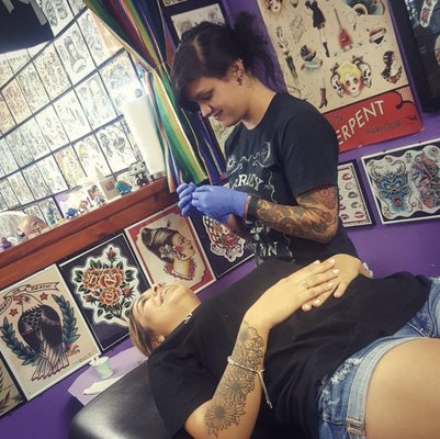 piercing! - we have been piercing the north bay at my shops since 1999! Thank you North Bay! here are some examples of our work, from Karissa, Maggie, Marvel