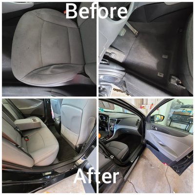 complete details - Interior and exterior details . Paint corection details