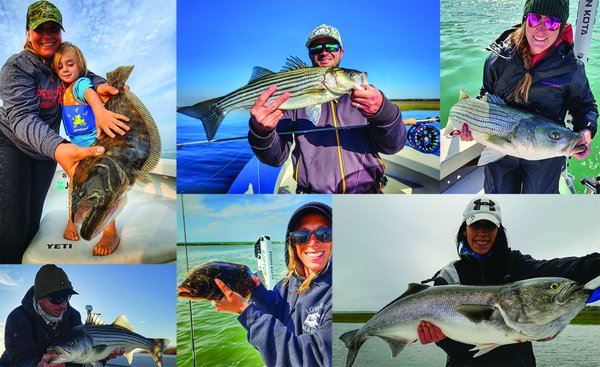 Fishing Photos - Looking for a fishing charter near Ocean City, New Jersey? Badfish Fishing Charters offers private inshore, back bay, and nearshore ocean fishing charters out of Somers Point, NJ — serving Ocean City, Avalon, Sea Isle City, and the entire South Jersey shore. Whether you're chasing striped bass on the flats at night, bottom fishing the backbays for flounder and tautog, or heading offshore to the coastal wrecks for sea bass and sharks, Captain Brian Williams puts you on fish. Trips run March through December, and all rods, reels, bait, and tackle are included. Fun for all ages and skill levels — no experience necessary.