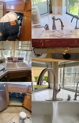 Kitchen faucet installation - Call us if you need any faucets installed!