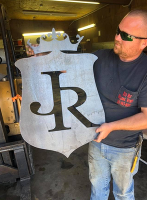 Custom Metal Art and Signs - CNC Plasma Cutting Process, Waterjet Table and Laser Cutting Custom Metal Art and Signs - CNC Plasma Cutting Process, Waterjet Table and Laser Cutting